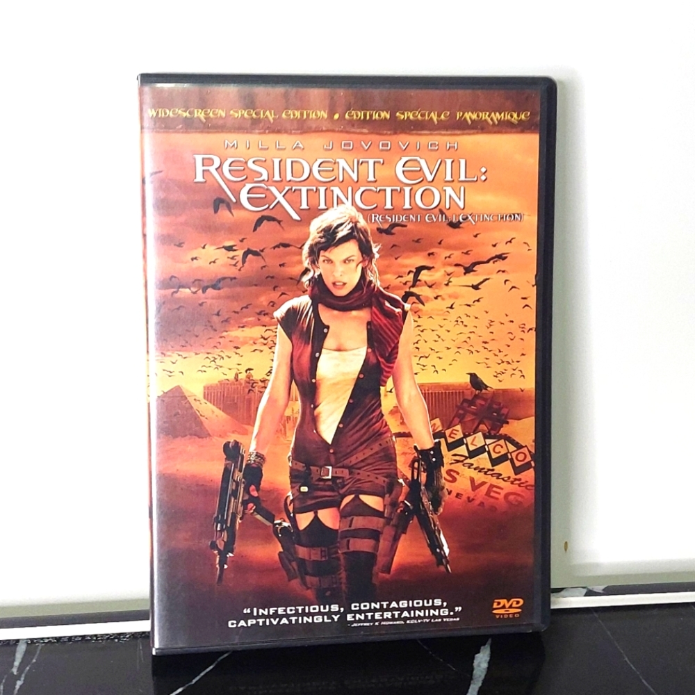 Resident Evil: Extinction DVD Movie Starring Milla Jovovich, Ali Larter & Fehr